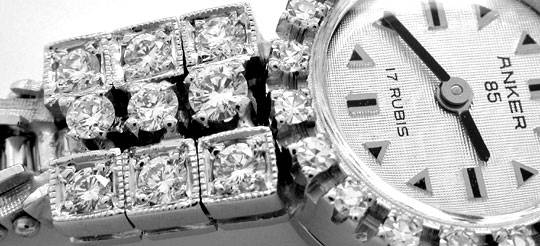 Foto 3 - Diamant Damen-Armbanduhr Weißgold 1.14ct Topuhr Neuz., U1043